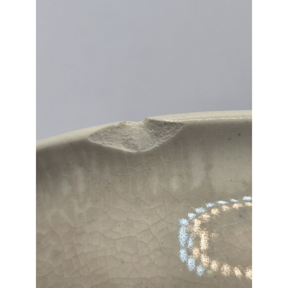 Antique Blue Willow Oval Veg. Serving Bowl 10 Inch, Japan Chip - Picture 13 of 15